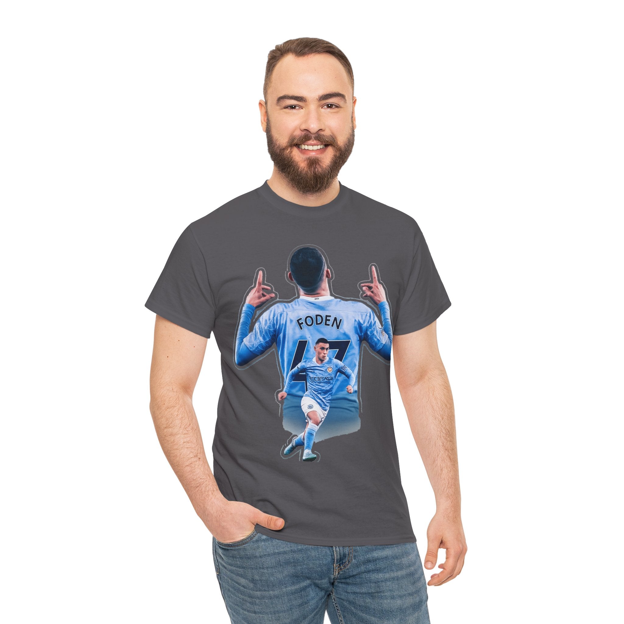 Phil Foden Soccer Fan T‑Shirt – Manchester City Jersey Graphic Tee