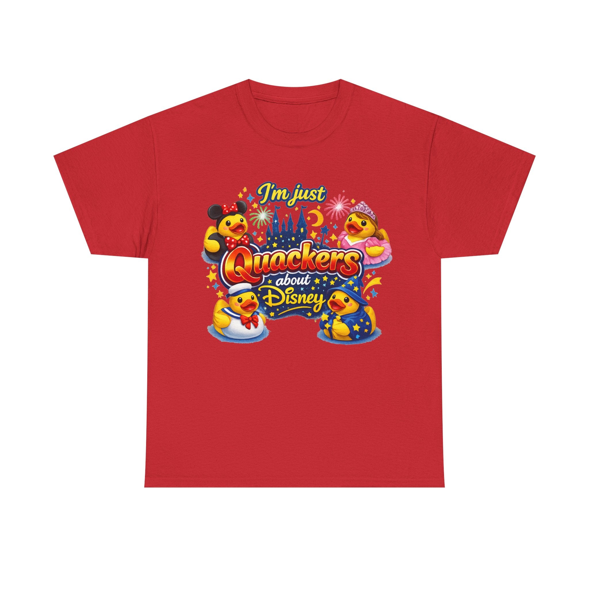 Quackers About Disney Rubber Duck Tee — "I'm Just Quackers About Disney" Graphic T-Shirt