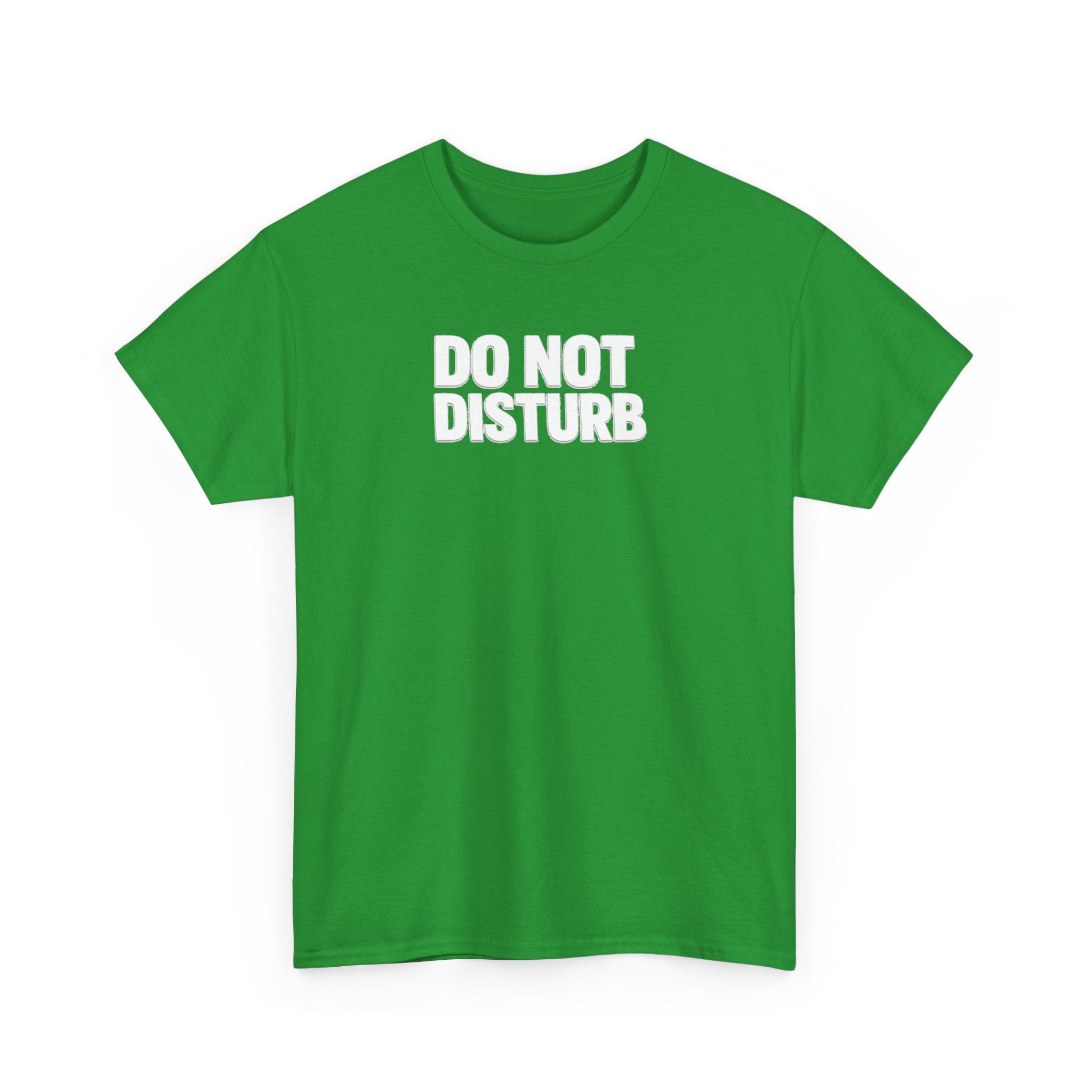 Do Not Disturb Tee — Black Graphic Statement T-Shirt