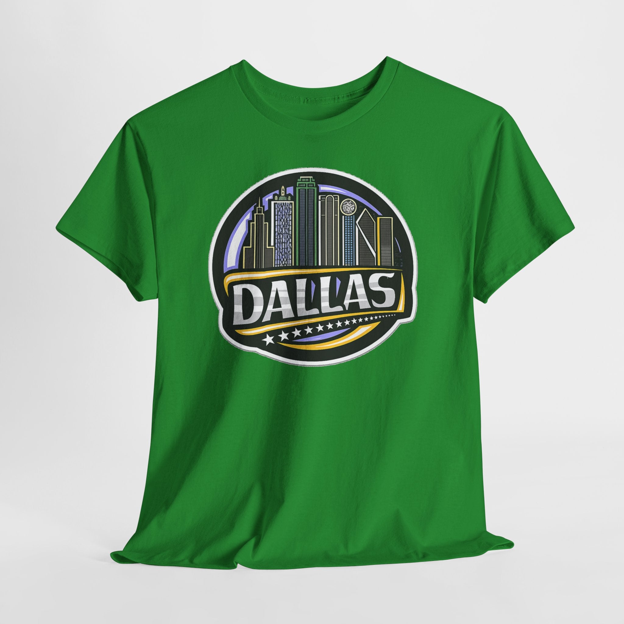 Dallas Skyline Tee — Vintage City Skyline Graphic T-Shirt