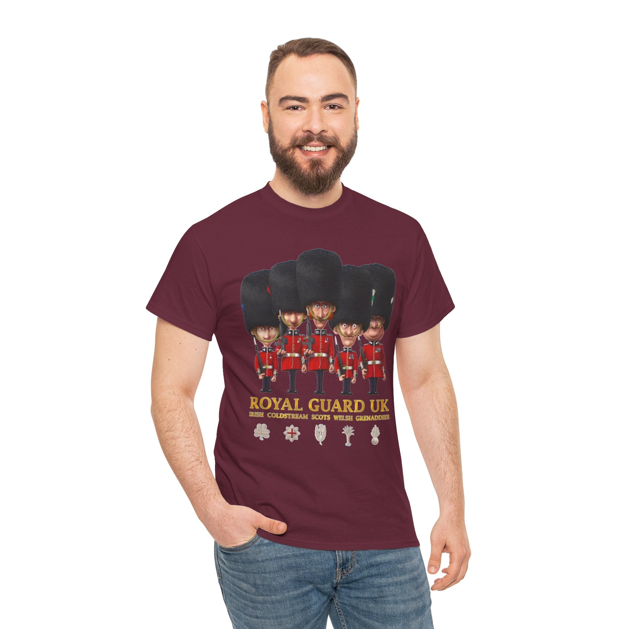 Royal Guard UK T-Shirt — Cute British Guards Illustration Tee