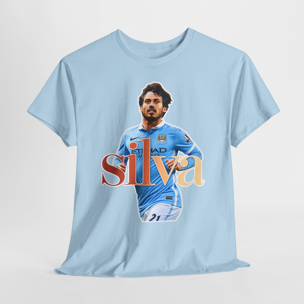 David Silva Manchester City Soccer Player Graphic Tee — Retro Football Fan Shirt