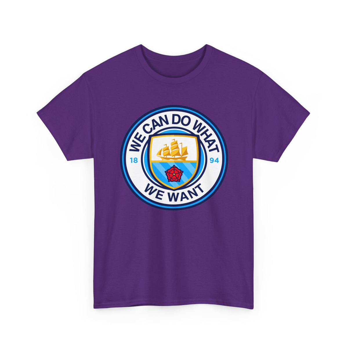 We Can Do What We Want Manchester  City Graphic Cotton T-Shirt