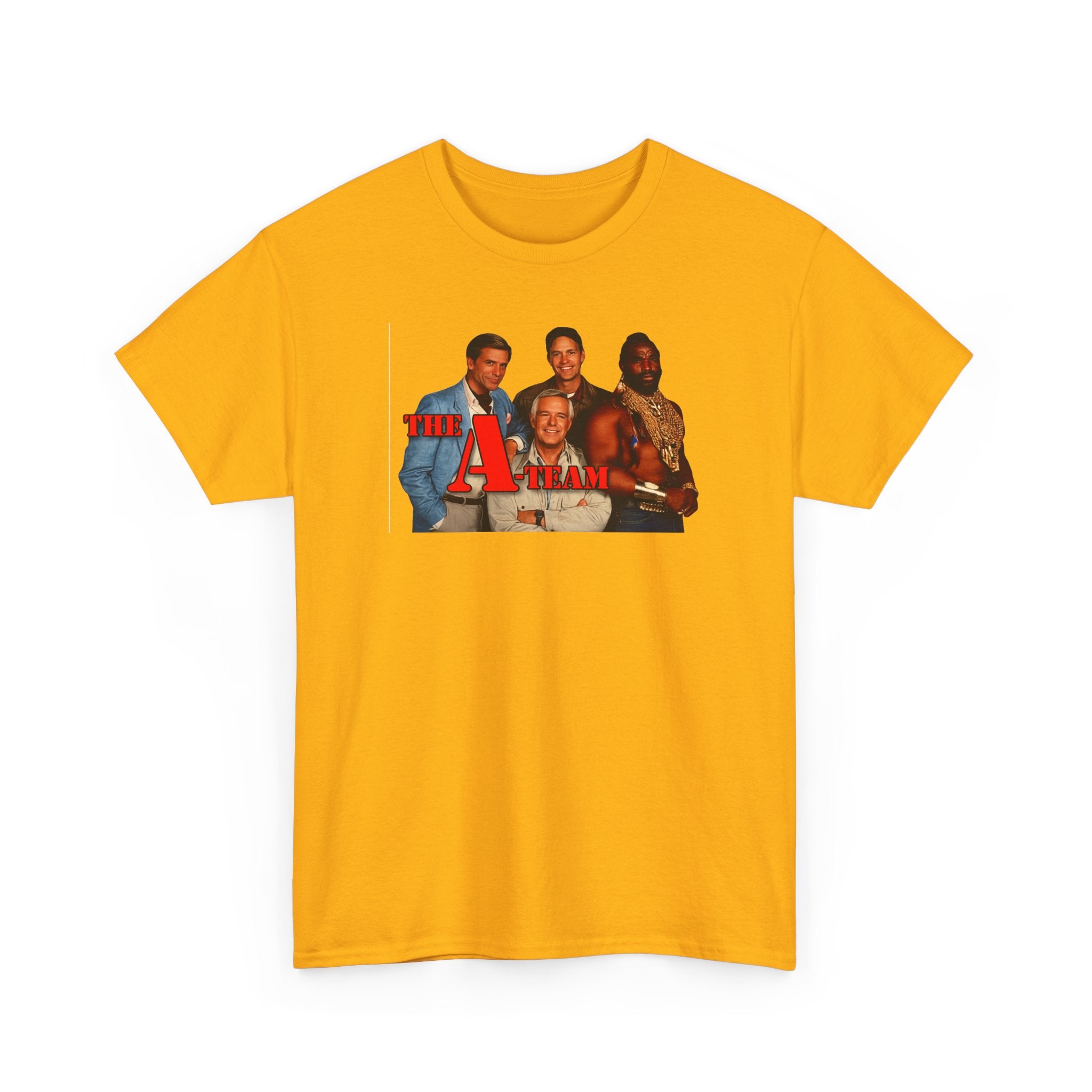 A-Team Graphic Tee — Retro TV Series Logo & Character Poster T-Shirt