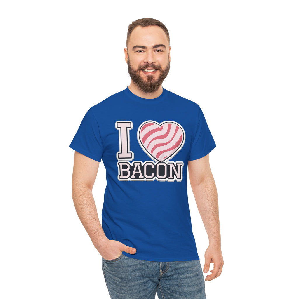 I Heart Bacon T-Shirt — Funny Novelty Bacon Lover Tee