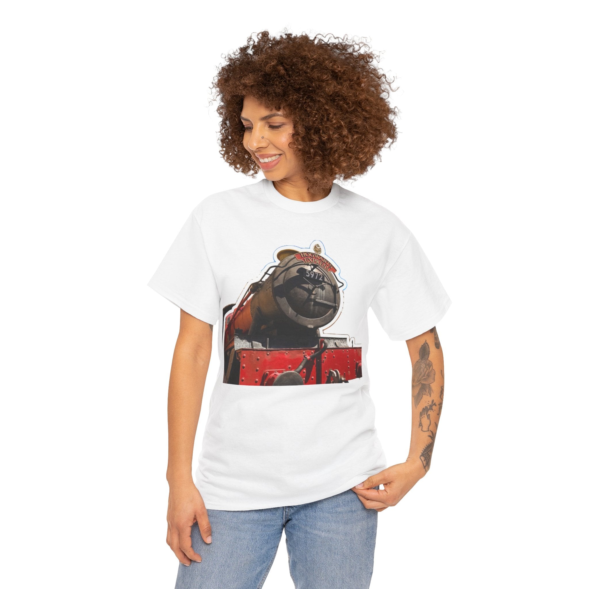 Hogwarts Express Steam Engine Train T-Shirt – Vintage Locomotive Graphic Tee