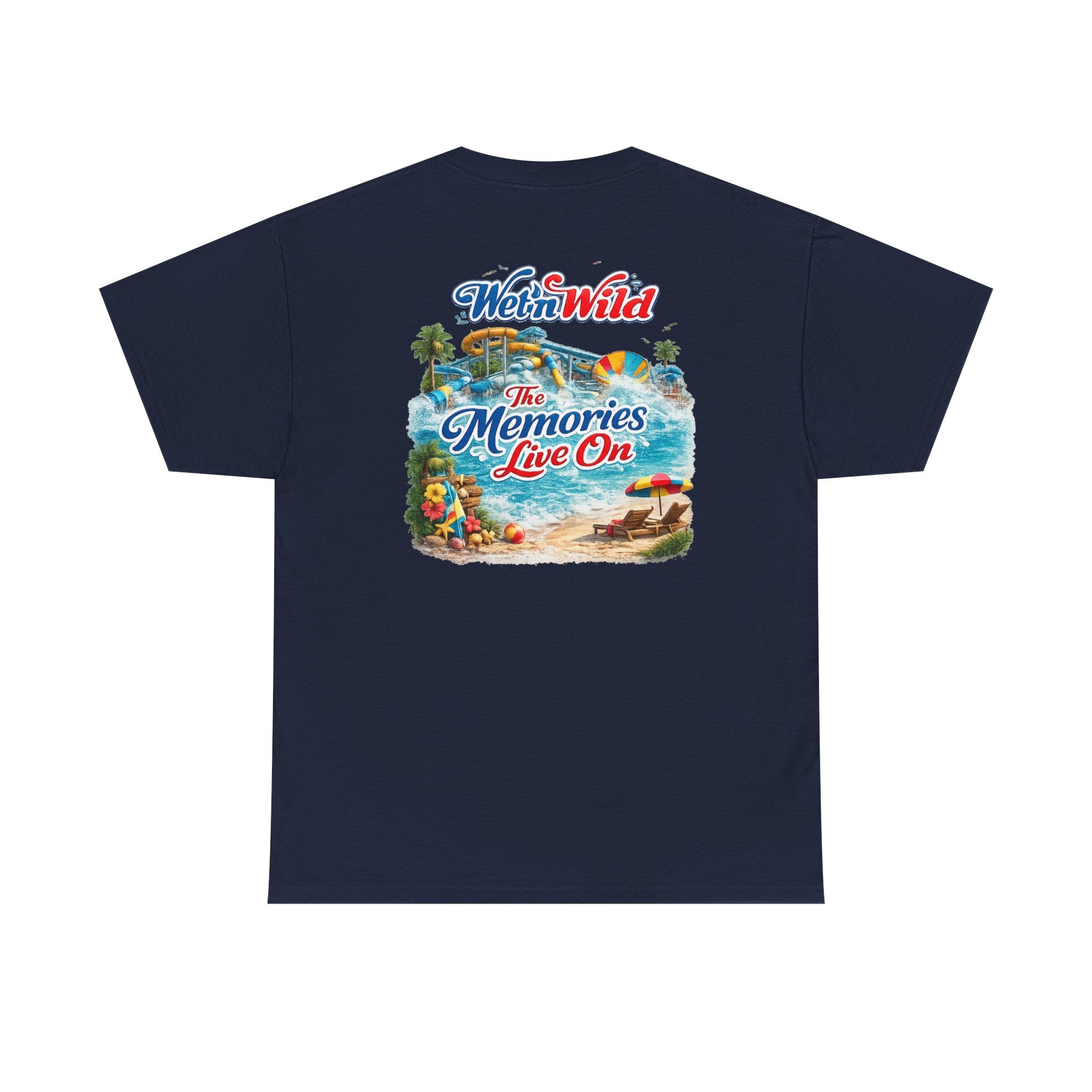 Wet 'n Wild Orlando Graphic Tee — "The Memories Live On" Retro Vacation T‑Shirt