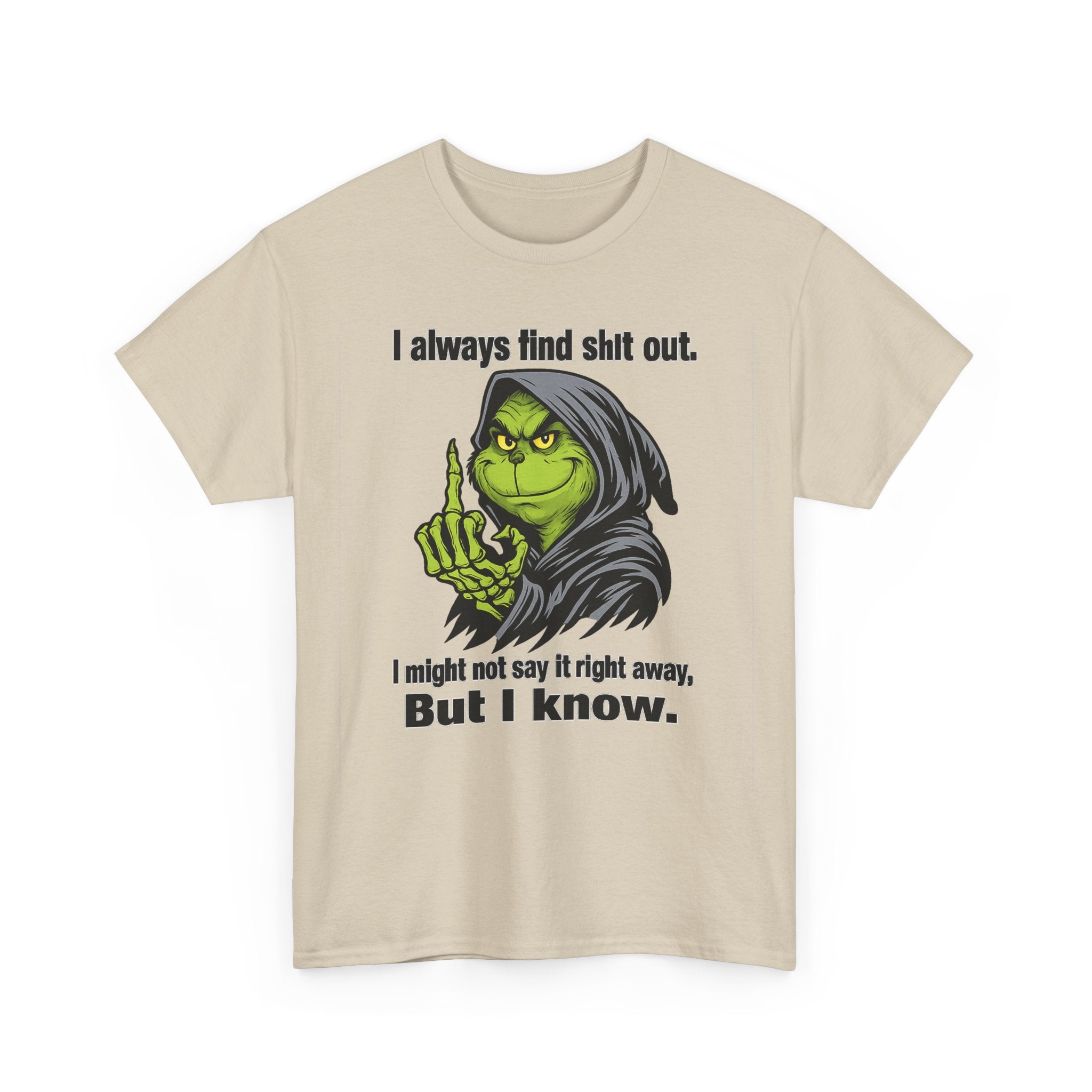 Reaper Witch Graphic Tee — "I Always Find Shit Out. I Might Not Say It Right Away, But I Know."