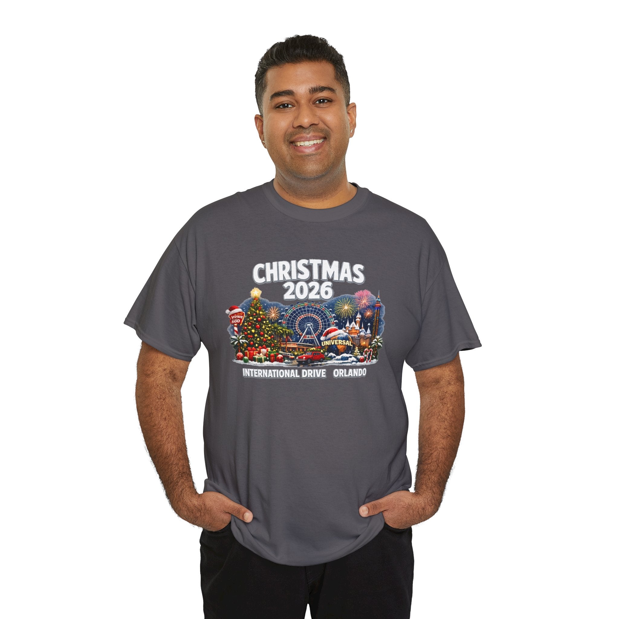 Christmas 2026 Orlando T-Shirt — International Drive Holiday Souvenir