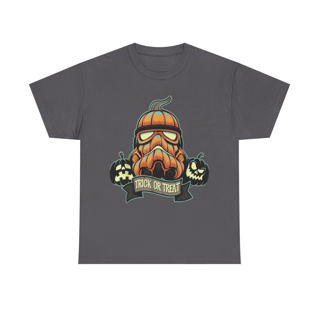 Halloween Pumpkin Mask T-Shirt — Trick or Treat Graphic Tee