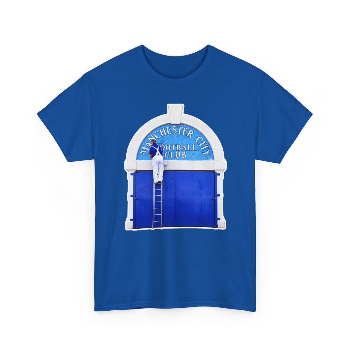 Manchester City Maine Road Inspired Cotton T-Shirt