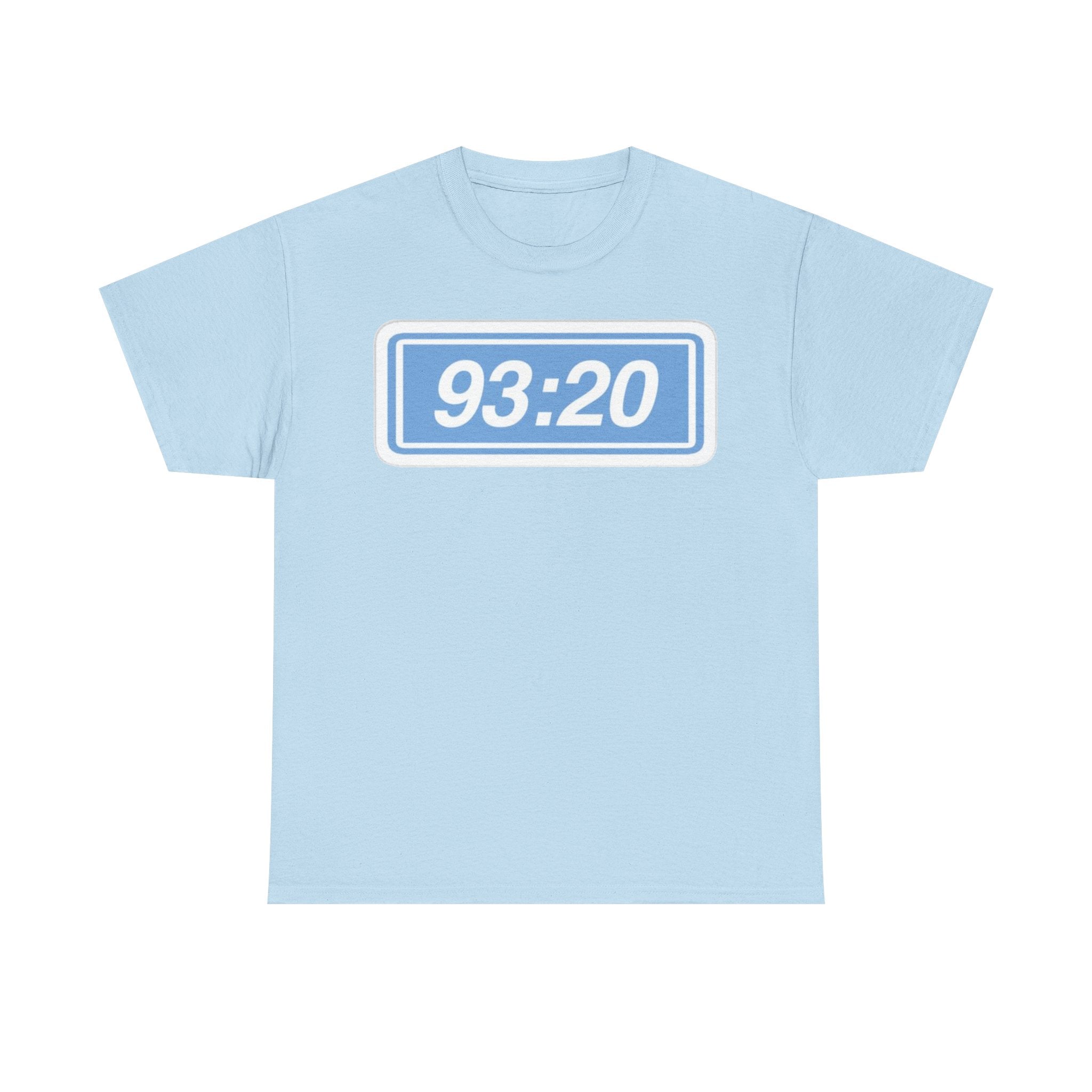 Manchester City 93:20 Tee — Minimal Retro Graphic T‑Shirt