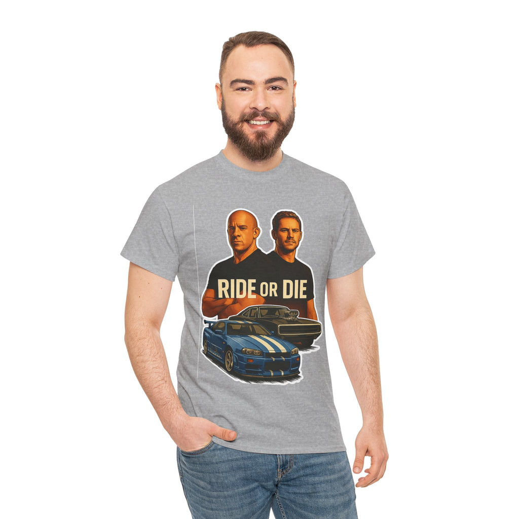 Ride or Die Street Racing Graphic Cotton Tee