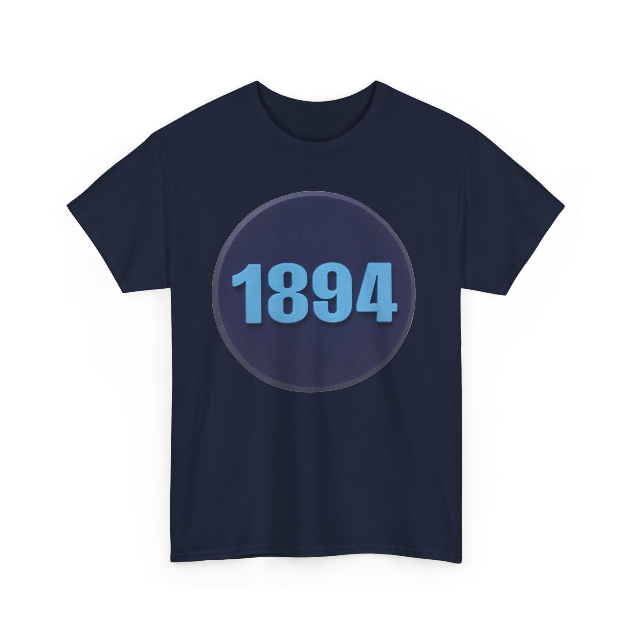 1894 Manchester City Circle Graphic Tee — Vintage Year Anniversary T-Shirt