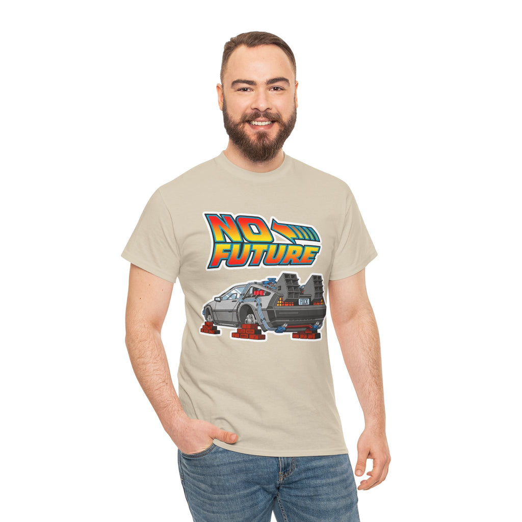 No Future DeLorean Cotton T-Shirt