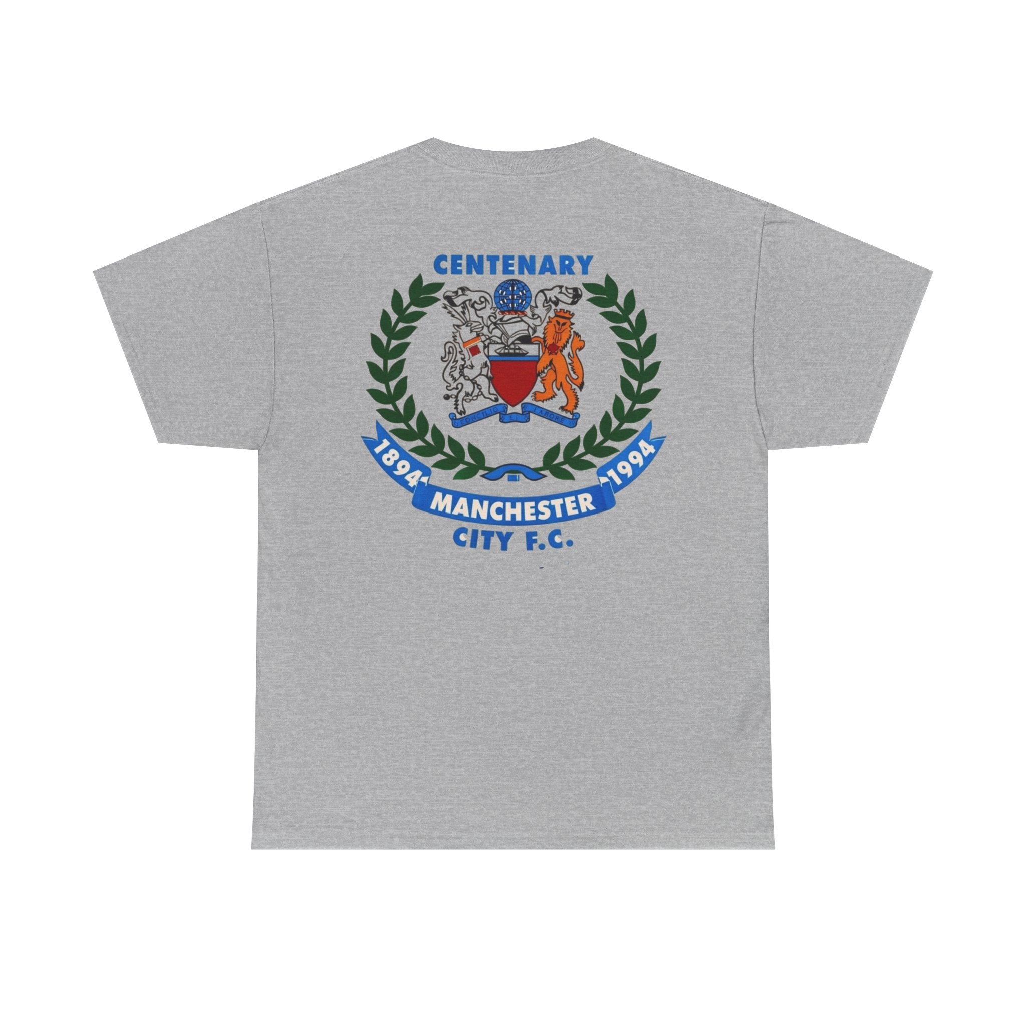 Manchester City F.C. Centenary Crest Tee — 1894–1994 Football Club Shirt