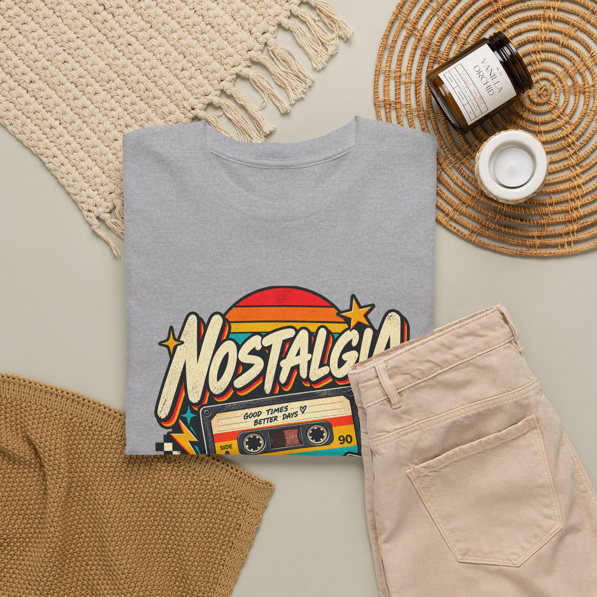 Nostalgia Never Gets Old Unisex Heavy Cotton Tee
