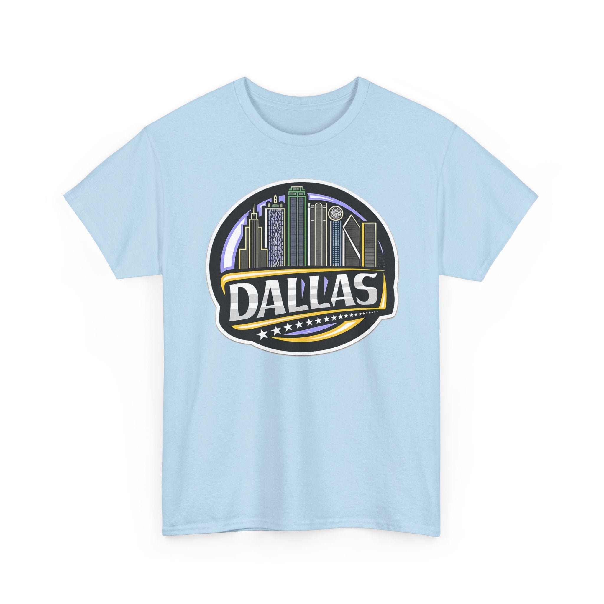 Dallas Skyline Tee — Vintage City Skyline Graphic T-Shirt