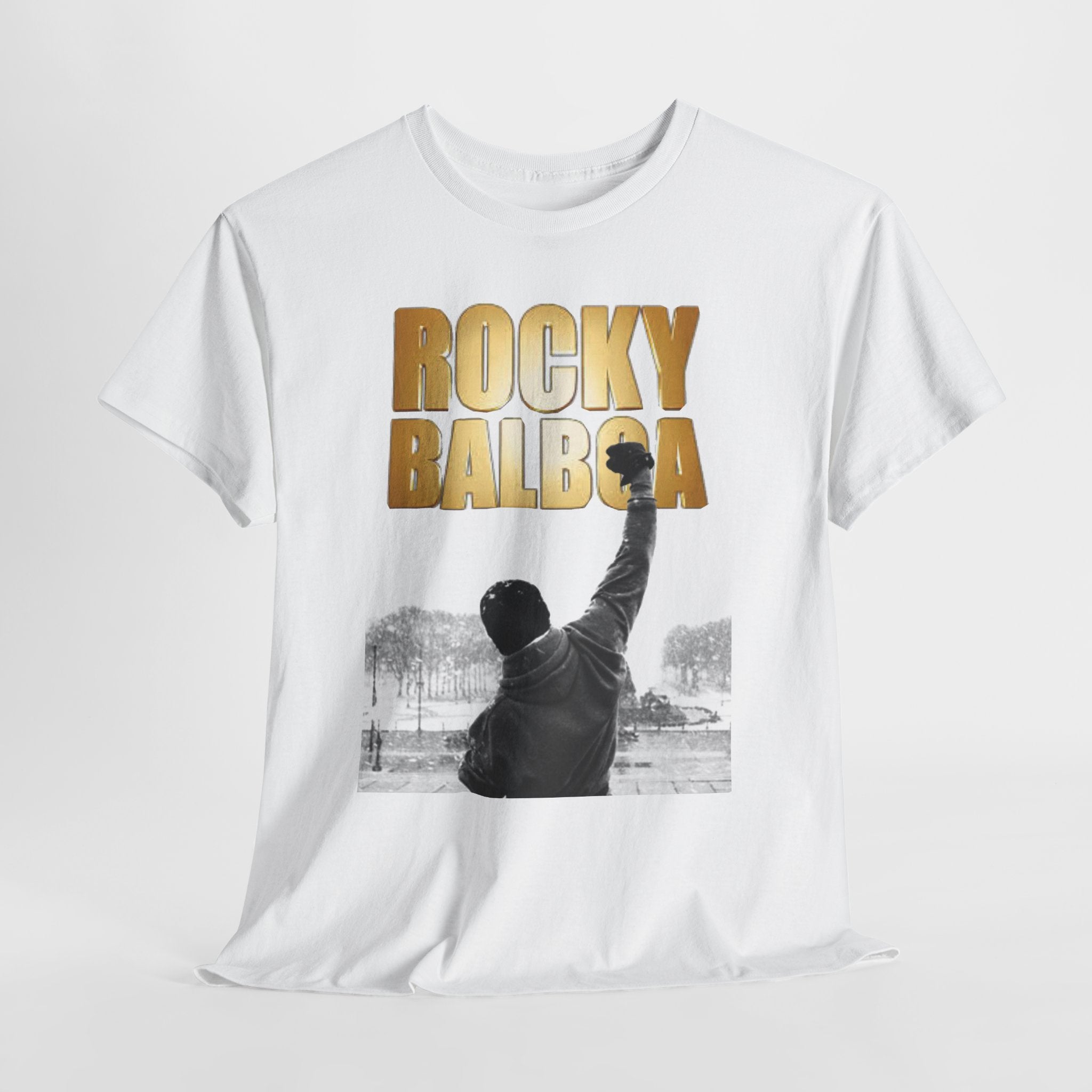 Rocky Balboa Vintage Boxing Tee — Inspirational Movie Poster Shirt
