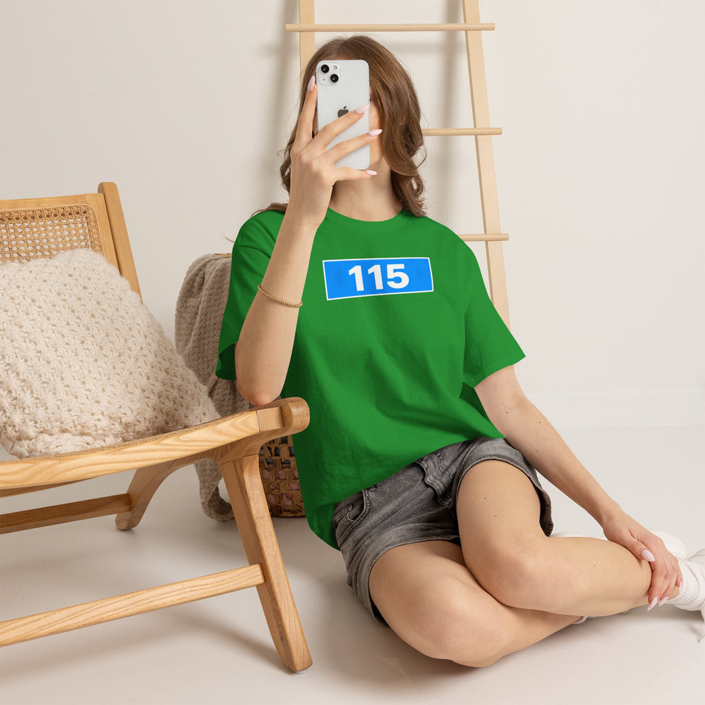 Manchester City 115 Inspired Minimalist Graphic Cotton T-Shirt