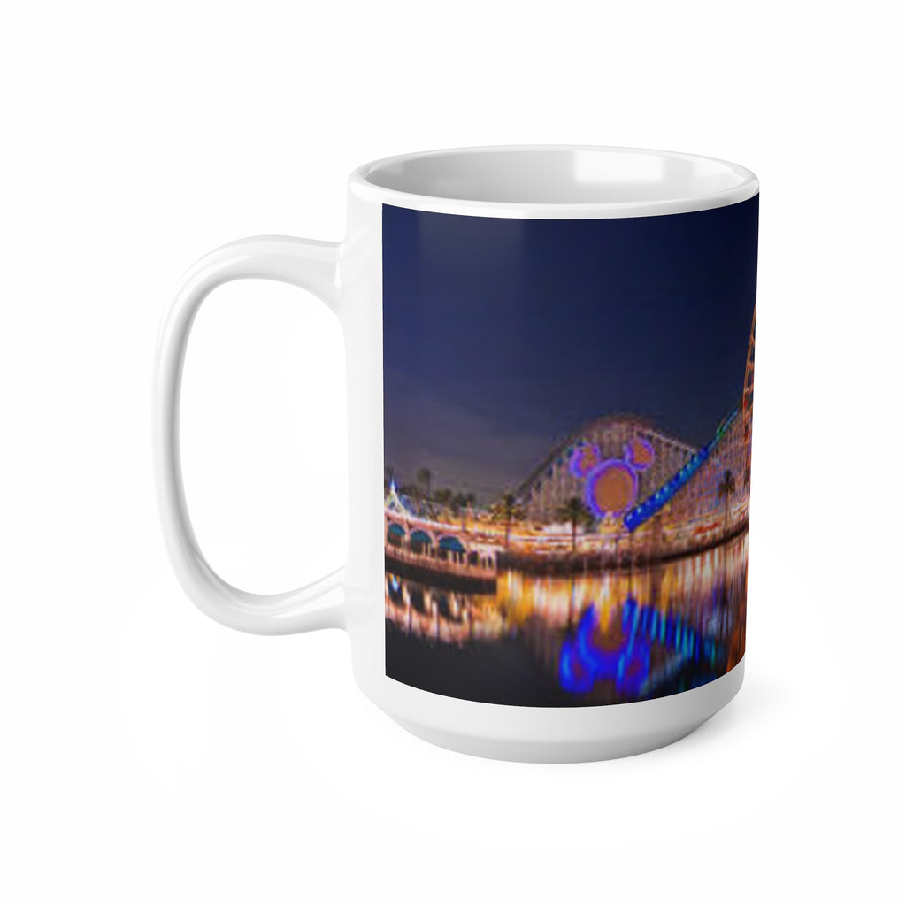 Ferris Wheel Nightscape Mug — Scenic Amusement Park Coffee Cup (11oz & 15oz)