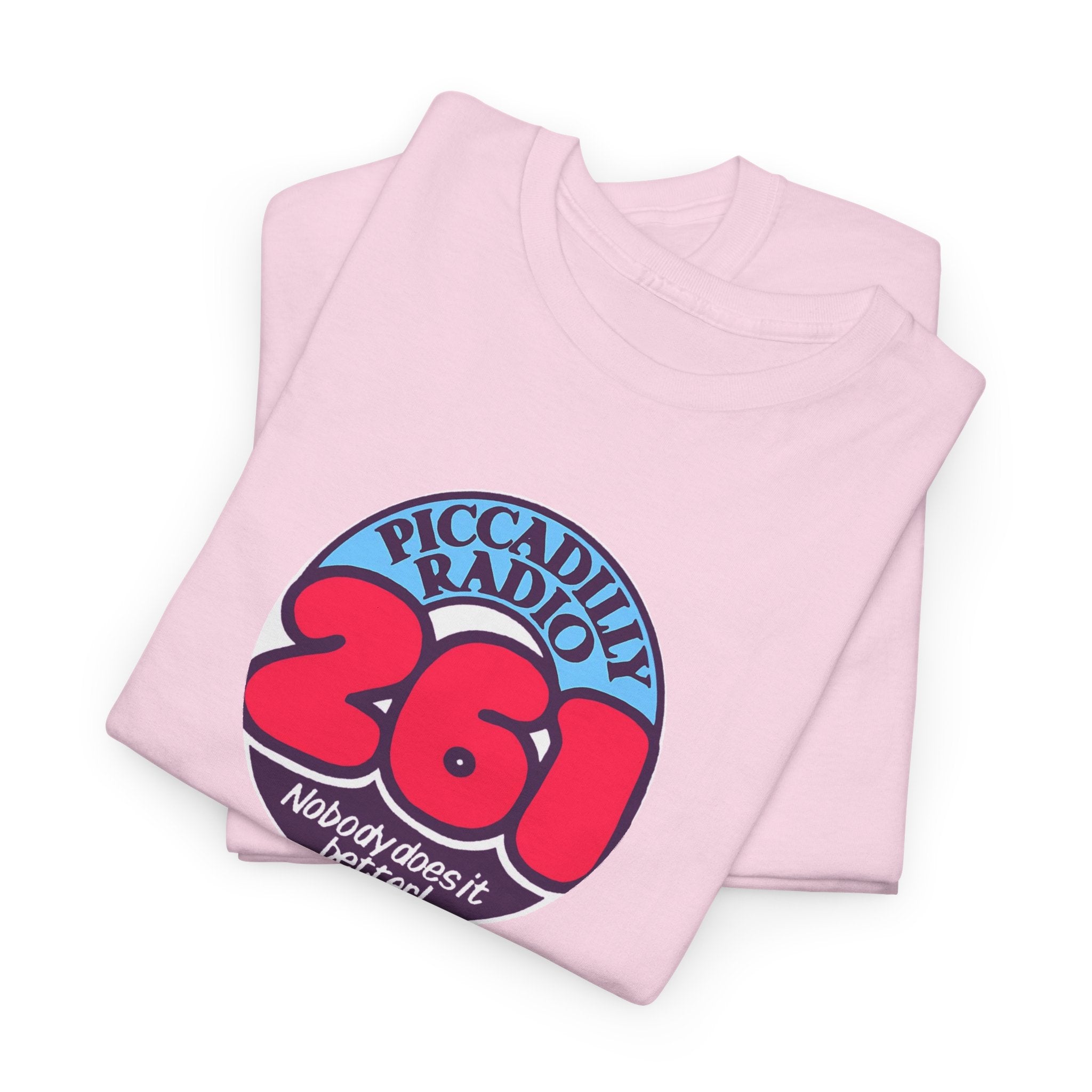 Piccadilly Radio '261' Logo T‑Shirt — Vintage Unofficial Radio Station Graphic Tee