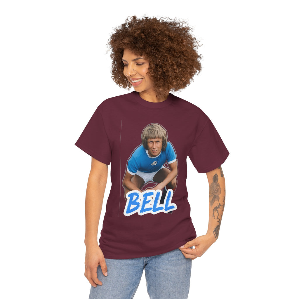 Colin Bell Manchester City Legend Retro Soccer Tee — Vintage Player Graphic T-Shirt