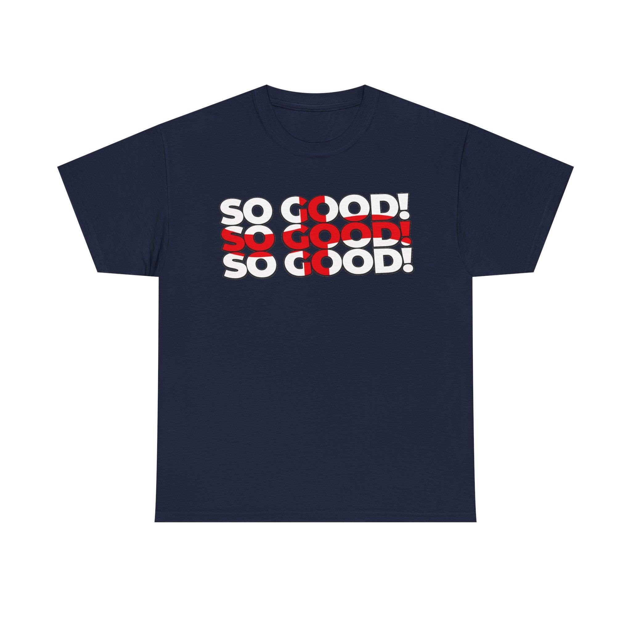 So Good! Retro Text Tee — Graphic White T-Shirt