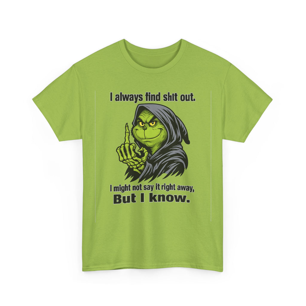 Reaper Witch Graphic Tee — "I Always Find Shit Out. I Might Not Say It Right Away, But I Know."