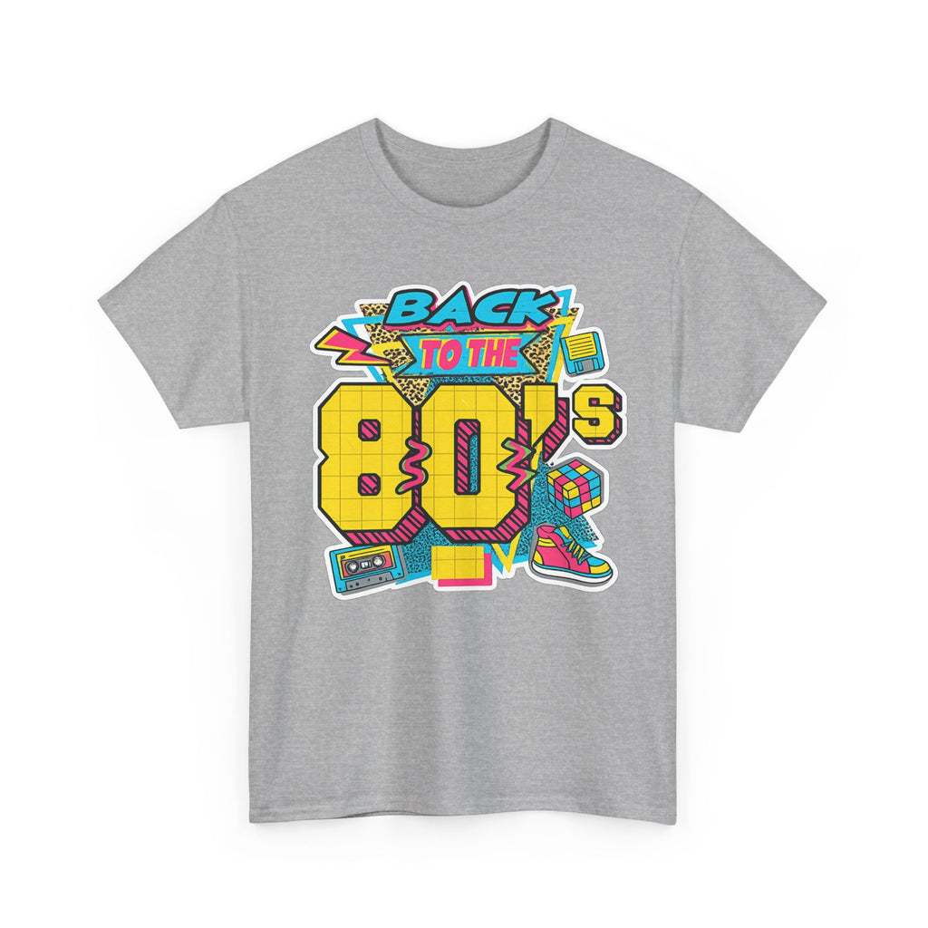 Back to the 80s Retro Graphic Tee — Vintage 80s Neon Design