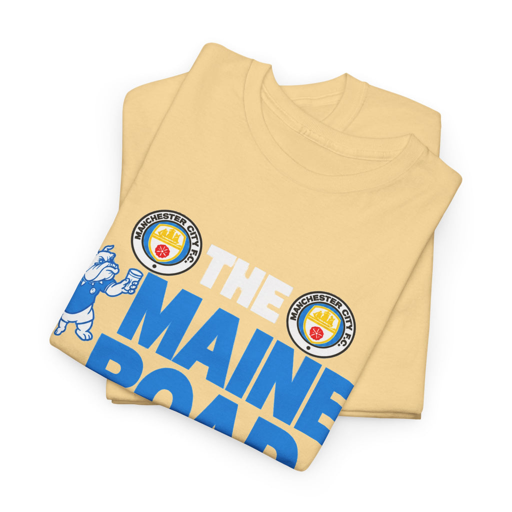 Maine Road Massacre Retro Cotton T-Shirt — Man City 5 vs Man Utd 1 Retro September 1989 Derby T‑Shirt