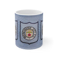 Manchester City Retro Shirt Crest Coffee Mug — Ceramic 11oz & 15oz