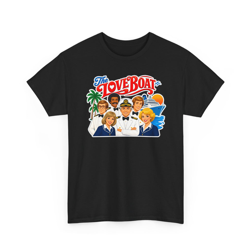 The Love Boat Crew Cotton T-Shirt — Retro TV Cruise Logo Tee