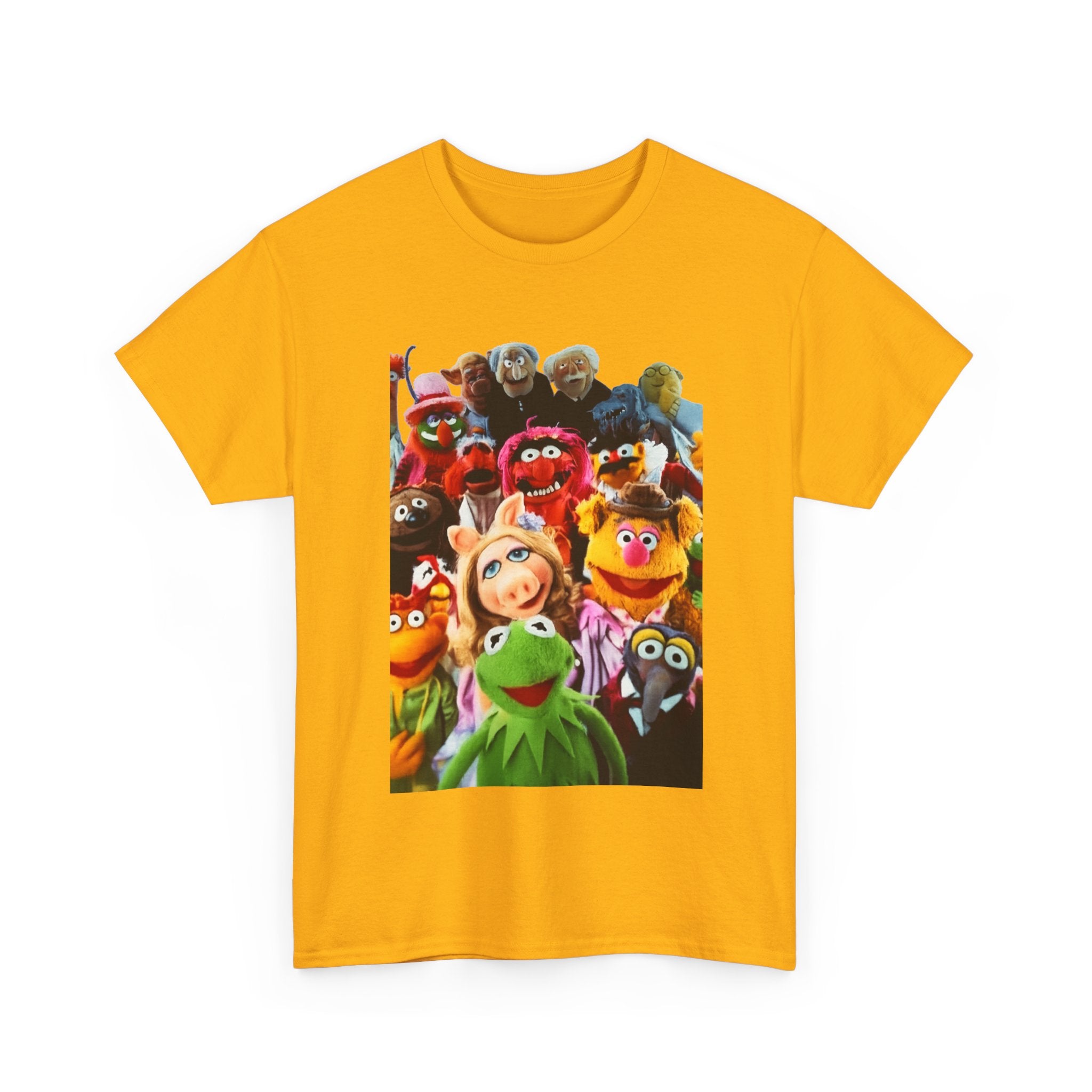 Muppets Puppet Ensemble Graphic Tee — Fun Family Cartoon Shirt