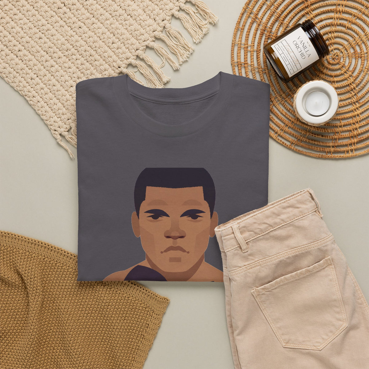 Muhammad Ali Boxing Champion Cotton T-Shirt
