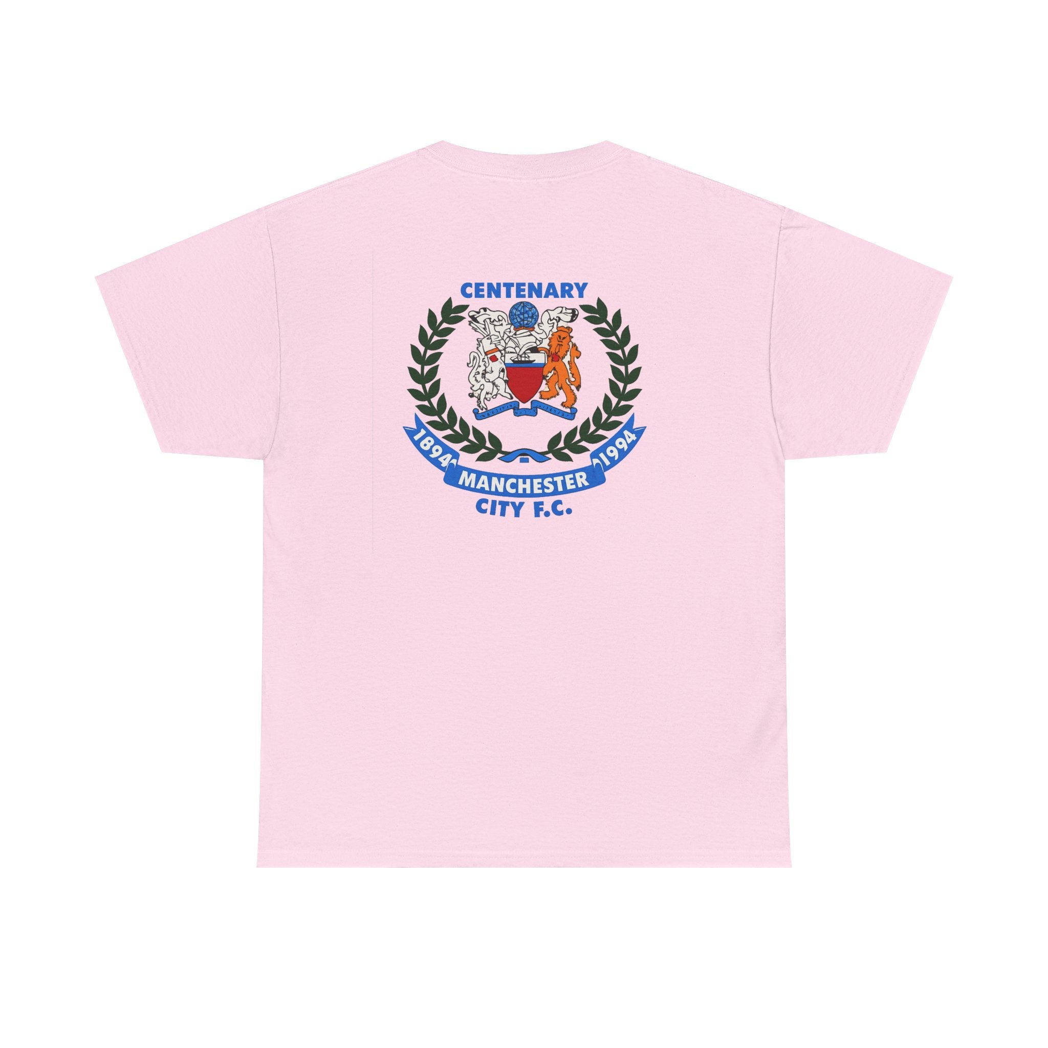 Centenary Manchester City FC Crest Tee — 1894–1994 Commemorative Shirt