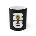 FIFA World Cup Trophy / Black Logo Ceramic Coffee Mug – 11oz & 15oz