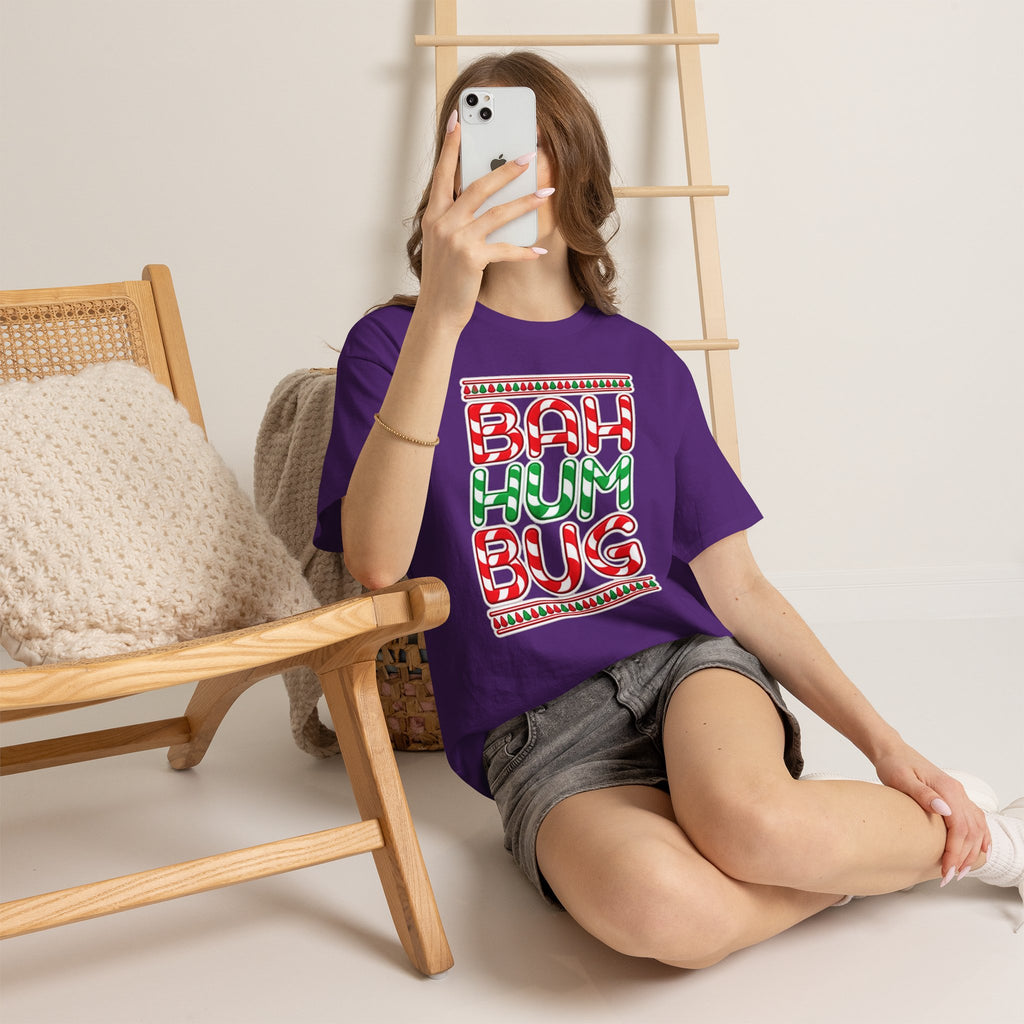 Bah Humbug Christmas Holiday Cotton T-Shirt
