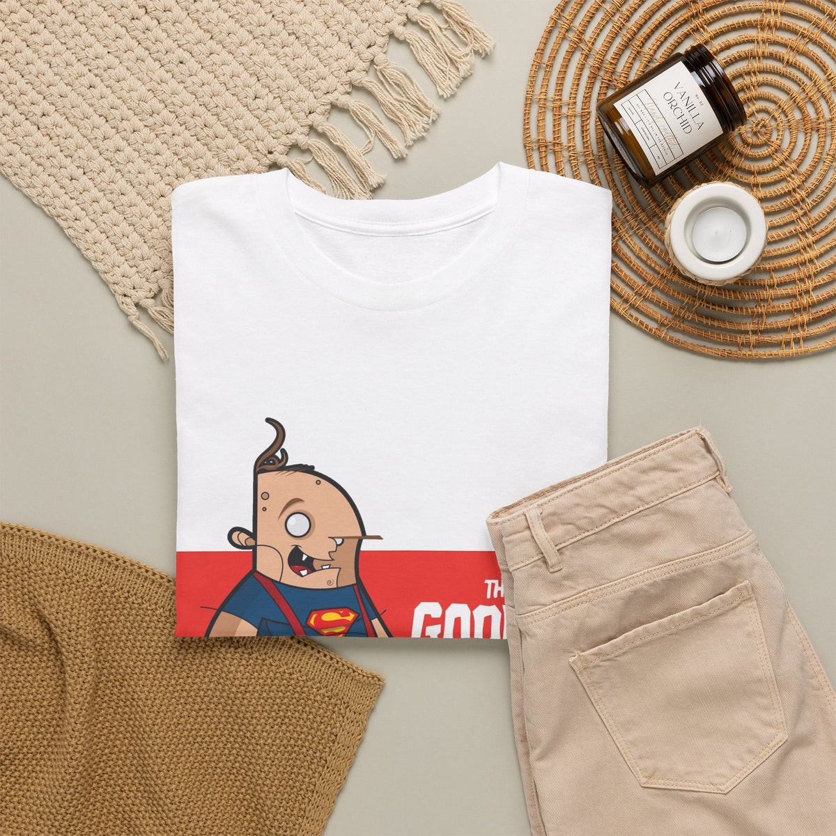 The Goonies Inspired Character Tee — Cartoon Sloth Graphic T‑Shirt
