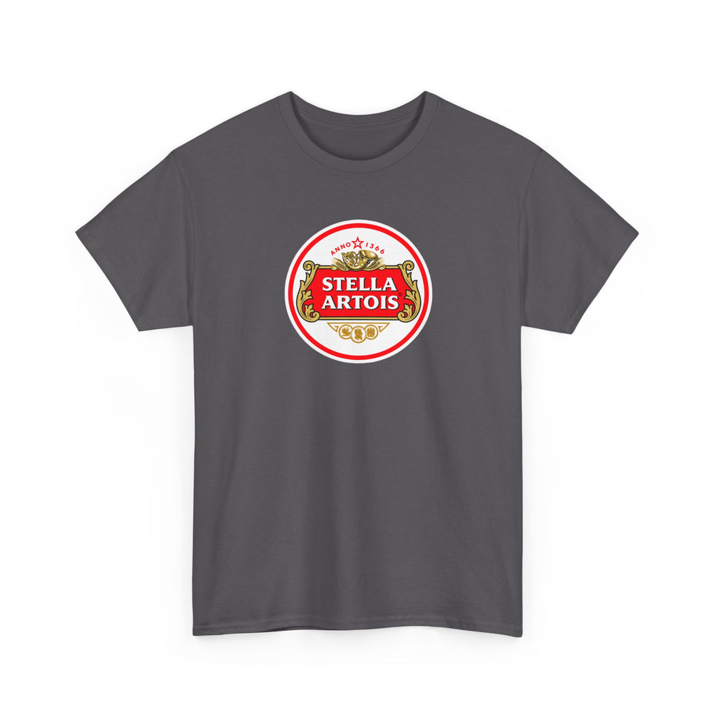 Beer Logo T-Shirt — Stella Artois Inspired Vintage Crest Tee