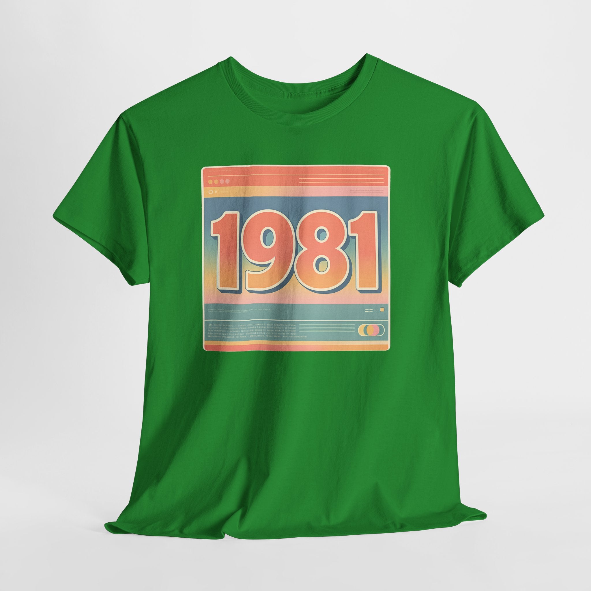 Vintage 1981 Retro Tee — 40th Birthday Gift Shirt