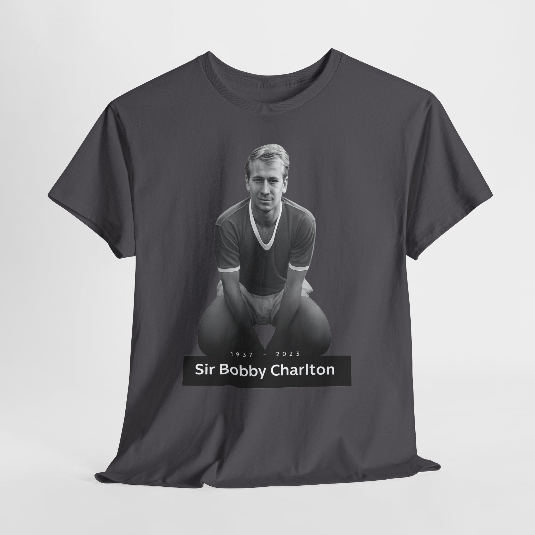 Sir Bobby Charlton Football Legend Cotton T‑Shirt