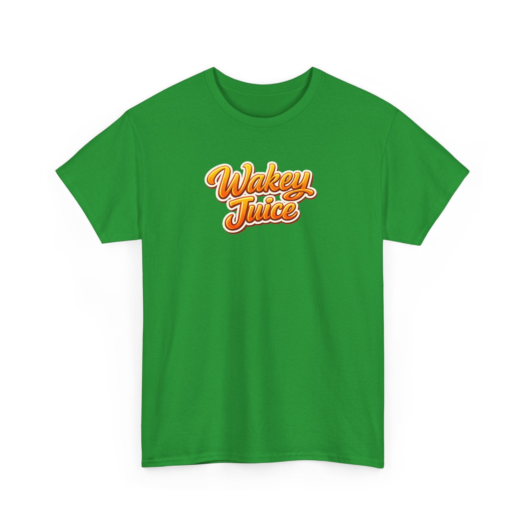 Wakey Juice T‑Shirt — Retro Orange Script Graphic Tee