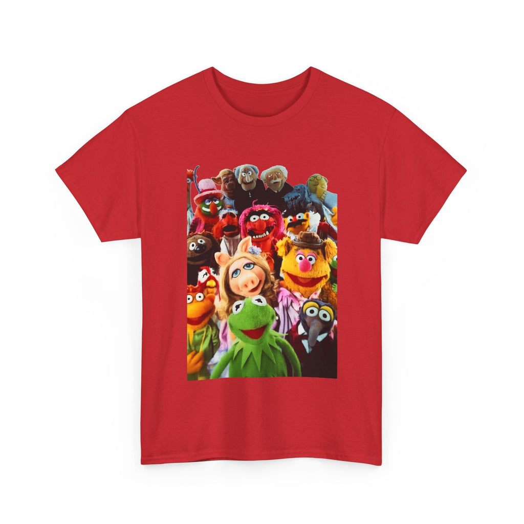 Muppets Puppet Ensemble Graphic Tee — Fun Family Cartoon Shirt