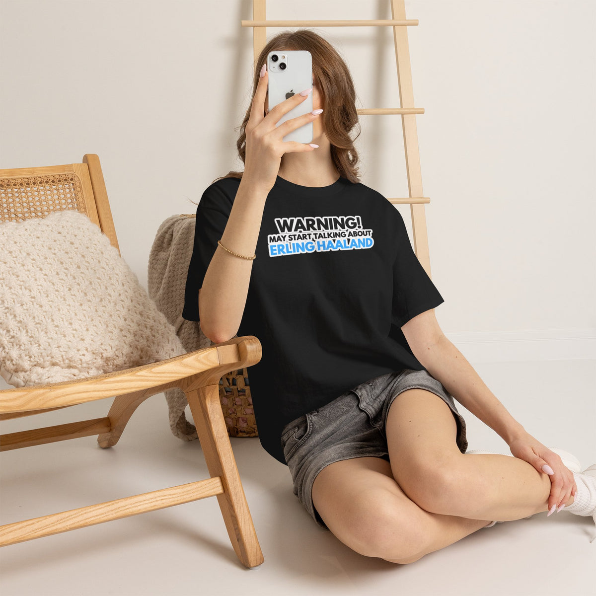 Warning! May Start Talking About Erling Haaland T-Shirt