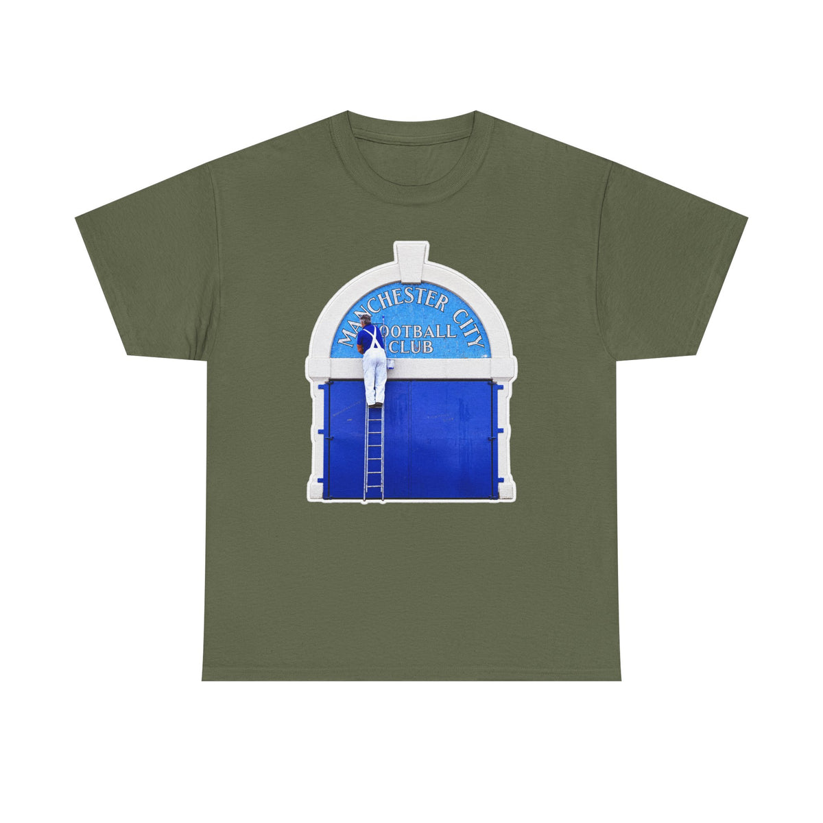 Manchester City Maine Road Inspired Cotton T-Shirt