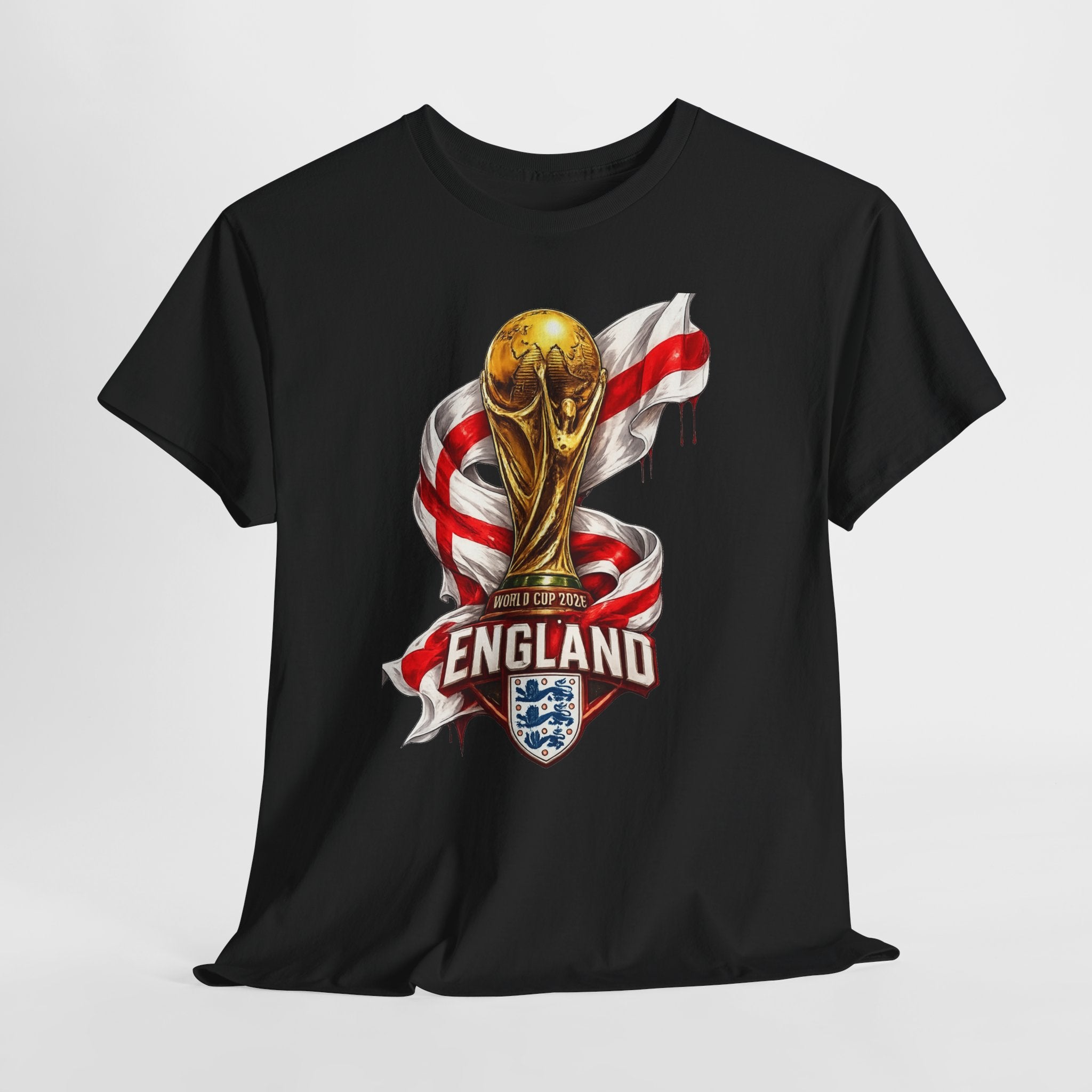 England World Cup Trophy T‑Shirt — St George's Cross Football Fan Tee