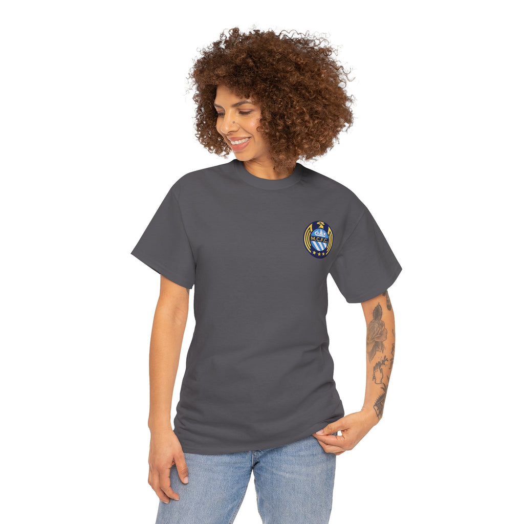MCFC Unofficial Crest / Badge Tee — Nautical Compass Emblem Shirt