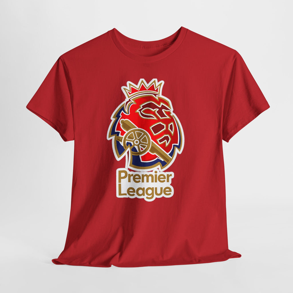 Arsenal Premier League Lion Logo T-Shirt — Soccer Fan Tee