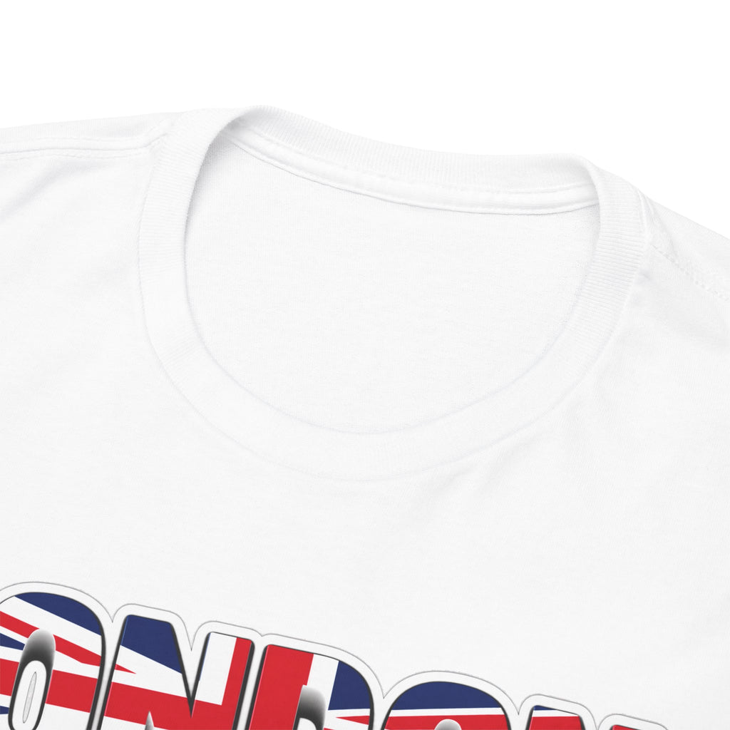 London Union Jack Graphic Tee — Bold UK Travel T-Shirt
